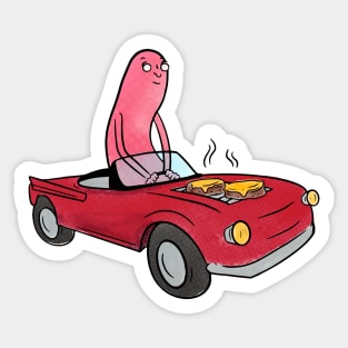 Hot Dog Guy Sticker